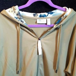 d & co.active zip down hoodie .New ,never worn size xl